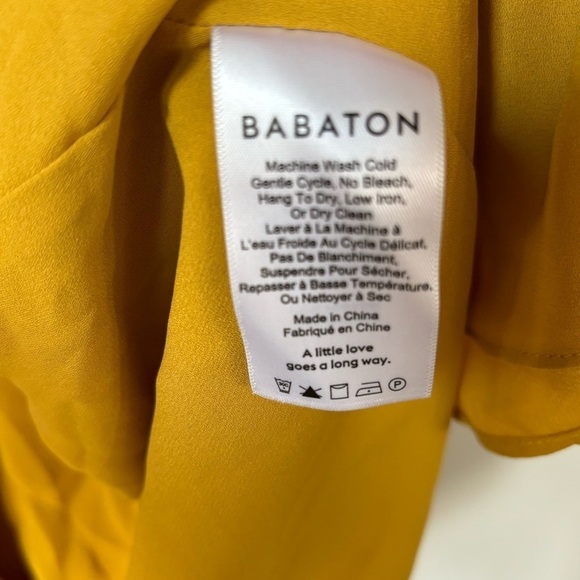 Babaton Short Sleeve Wrap Dress Size XS - Picture 4 of 6